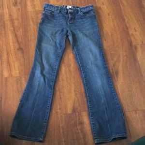 old navy kids size 14 boot cut jeans